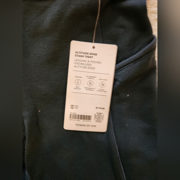 NWT Athleta Leggings Size XXS - Picture 3 of 7